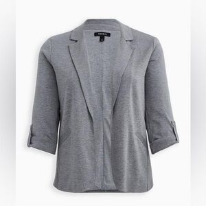 Torrid gray  Open Front Blazer 3x